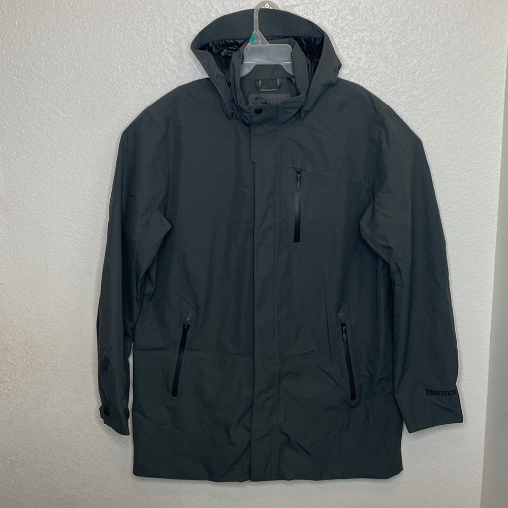 Marmot Men's Waterproof Hooded Rain Jacket Size XL